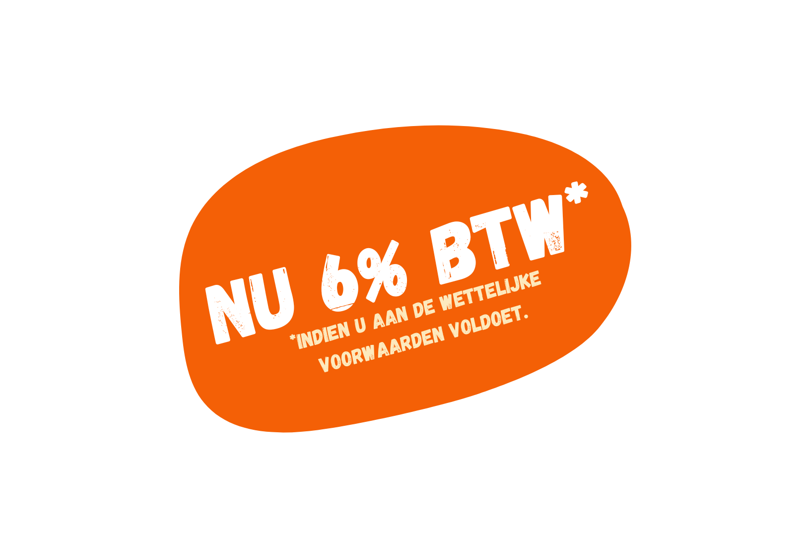 Verlaagd tarief van 6% BTW mogelijk